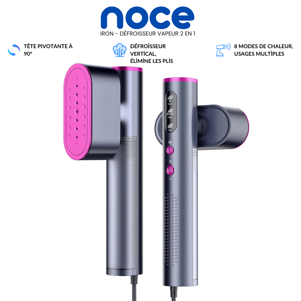 Noce Iron - Défroisseur vapeur 2 en 1