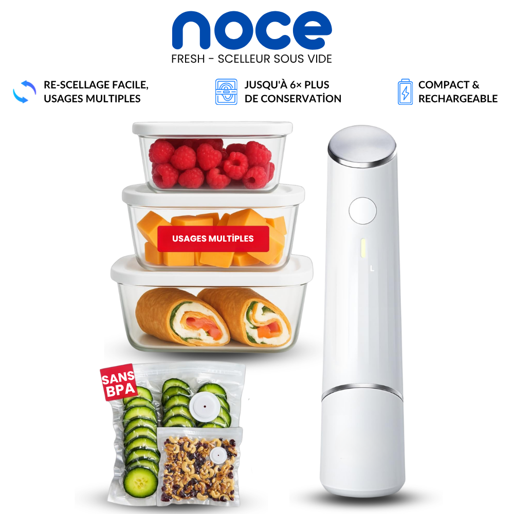 Noce Fresh | Scelleur sous vide rechargeable