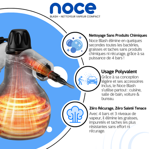 Noce Blash | Nettoyeur vapeur compact