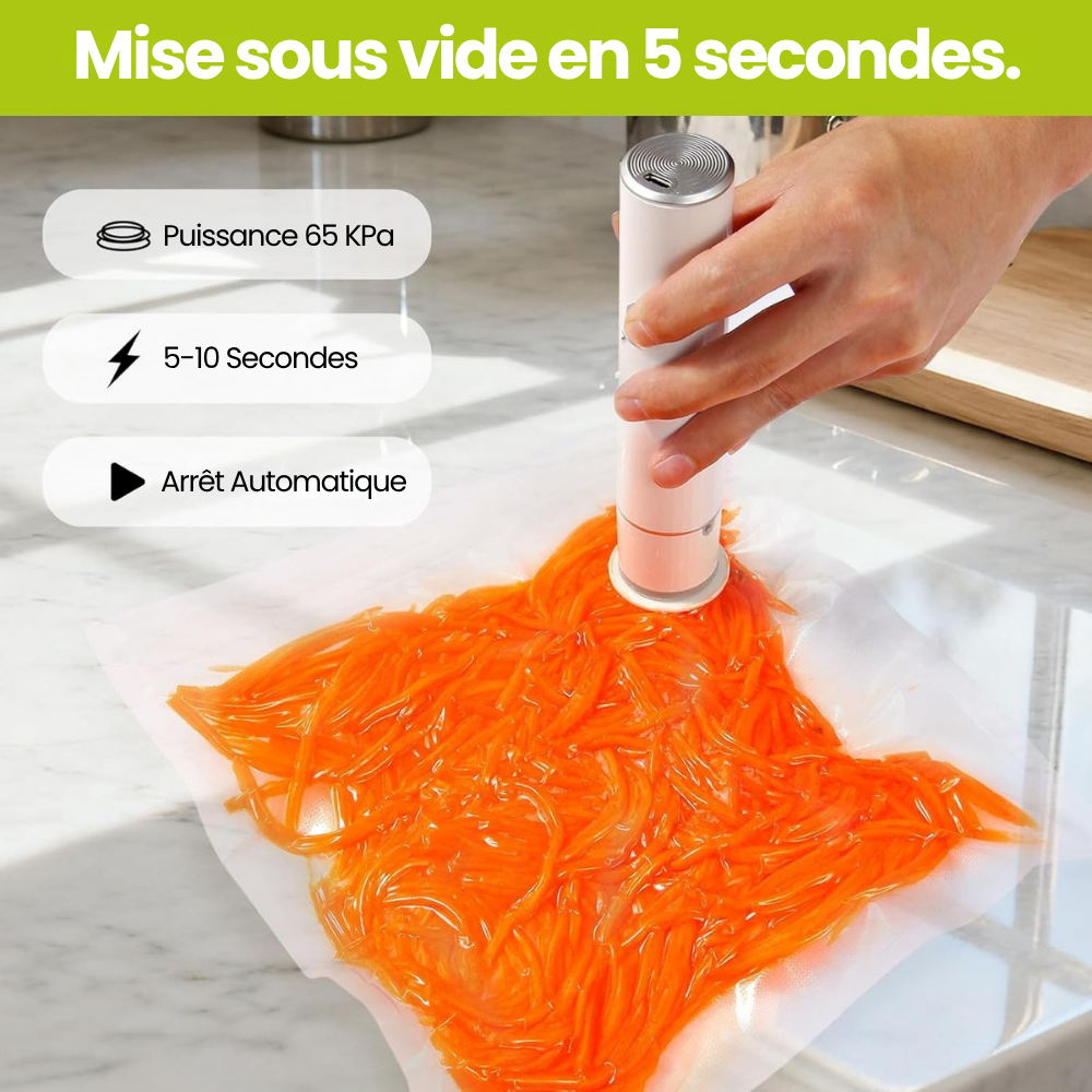 Noce Fresh | Scelleur sous vide rechargeable