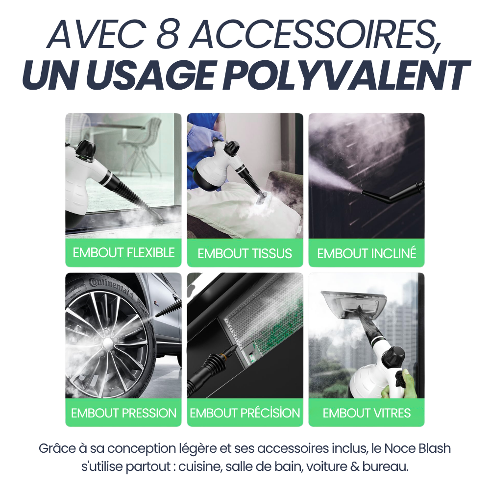 Noce Blash | Nettoyeur vapeur compact