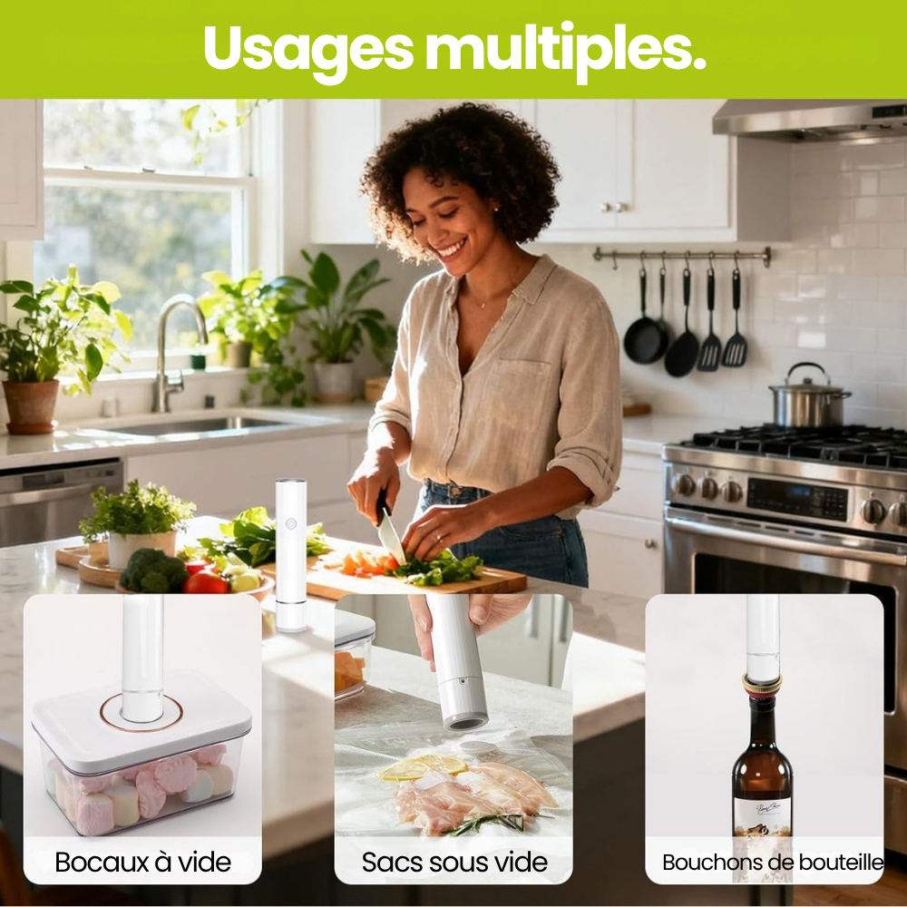 Noce Fresh | Scelleur sous vide rechargeable